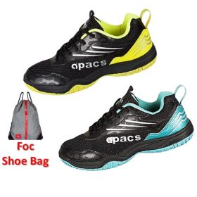 APACS Original Badminton Shoes CP219 - Black Yellow - Image 4