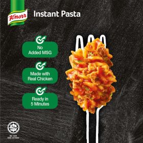 KNORR Cup Instant Pasta Chicken Bolognese 40g x 3 - Image 4
