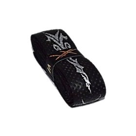 MAXI (Taiwan) Branded Tattoo Replacement PU Badminton Grip - Black Silver