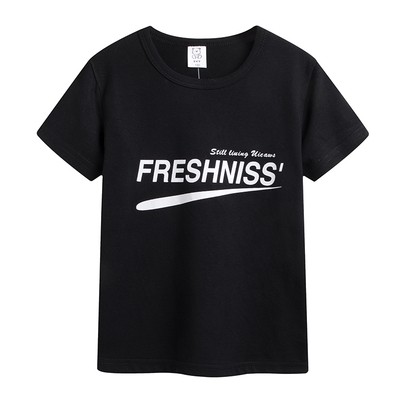 (Ready stock) Freshniss Boy Kid T-shirt for 5 to 10 Years old - Black