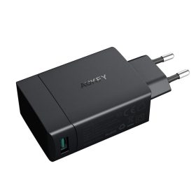 AUKEY PA-Y7 AMP Duo Power Delivery 3.0 USB C 1+2 Port Turbo Charger (29W) - Black - Image 4