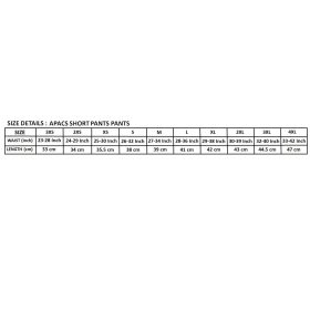 APACS Shorts Pant with 2 Side Pockets Original - Black / Red - Image 5