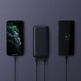 (NEW) AUKEY PB-N73S-18W PD N Series 10000mAh USB C / Lightning Universal Powerbank for Android & iOS Apple Device - Black - Image 4