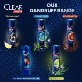 CLEAR MEN Shampoo Cool Sport Menthol Anti-Dandruff 315ml - Image 5