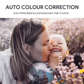 AUKEY PC-W3 Impression 1080p Webcam Live Streaming Camera with Stereo Microphone - Black - Image 8