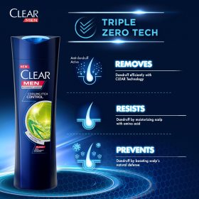 CLEAR MEN Cooling Itch Control Anti-Dandruff Shampoo 315ml - Image 4