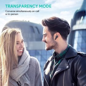 AUKEY EP-N8 Sports X6 TWS BT 5.2 True Wireless Earbuds with ANC (35dB Active Noise cancelling) & Transparency Mode - Black - Image 9