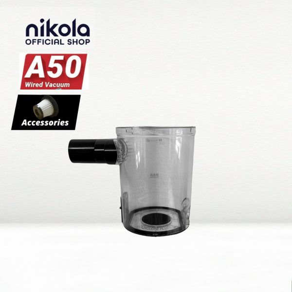 NIKOLA A50 Wired/Corded Vacuum Cleaner Cyclone Plus Accessories & Parts - Dust Bin