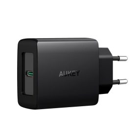 AUKEY PA-Y7 AMP Duo Power Delivery 3.0 USB C 1+2 Port Turbo Charger (29W) - Black - Image 5
