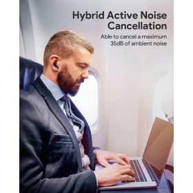 AUKEY EP-M1 PRO Move Mini ANC Bluetooth 5 TWS True Wireless Earbuds with Active Noise Cancelling ANC - Black - Image 8