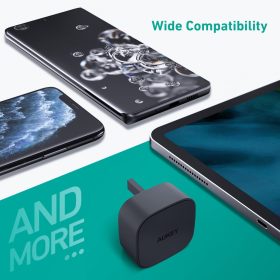 AUKEY PA-Y25 20W Power Delivery PD 3.0 USB C Mini Charger 20W USB-C Nano fast Chargers for iPhone 11/ 12 /13 Pro Max - White - Image 6