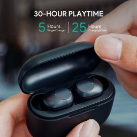 AUKEY EP-T31 TWS Wireless Charging Earbuds Elevation in-ear Detection with Auto Gaming 65ms Low Latency Mode - Black - Image 3