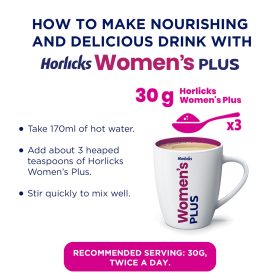 HORLICKS Women’s Plus Regular 450g - Image 3