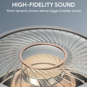 AUKEY EP-N5 Sound Stream Hybrid Active Noise Cancelling ANC Bluetooth 5 TWS True Wireless Earbuds IPX5 - Black - Image 6