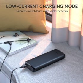 AUKEY PB-Y23 18W Power Delivery 3.0 USB C 20000mAh Power Bank With Quick Charge 3.0 - Black - Image 6