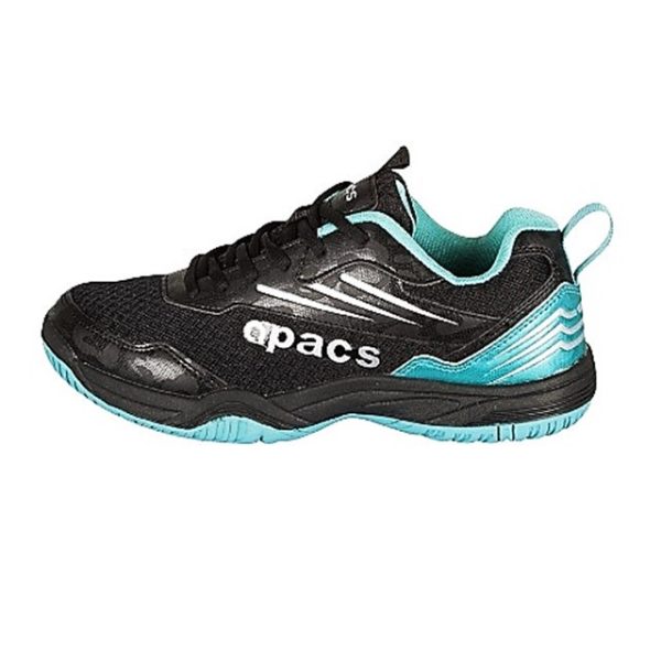 APACS Original Badminton Shoes CP219 - Black Turquoise