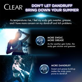 CLEAR Ice Cool Menthol Anti-Dandruff Shampoo 480ml - Image 7
