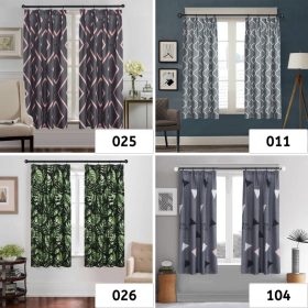 (Ready Stock) Hook Type Modern Curtain Semi Blackout Door Curtain - 019 - Image 6