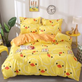 Premium Cotton 2 in 1 Single Size Fitted Bedsheet - S18 - Image 1
