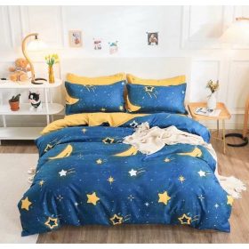 Premium Cotton 2 in 1 Single Size Fitted Bedsheet - S2