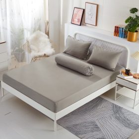 100% Cotton Hotel Premium Quality Single Size Fitted Bedsheet - CS13 - Image 1