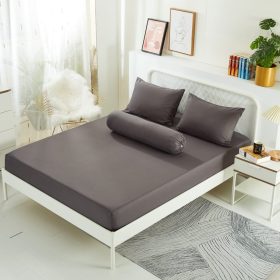 100% Cotton Hotel Premium Quality Single Size Fitted Bedsheet - CS53 - Image 1