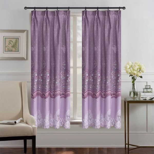(Ready Stock) Hook Type Modern Curtain Semi Blackout Door Curtain - 108