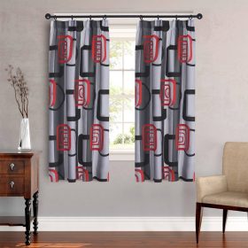 (Ready Stock) Hook Type Modern Curtain Semi Blackout Door Curtain - 119 - Image 1