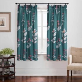 (Ready Stock) Hook Type Modern Curtain Semi Blackout Door Curtain - 118 - Image 1