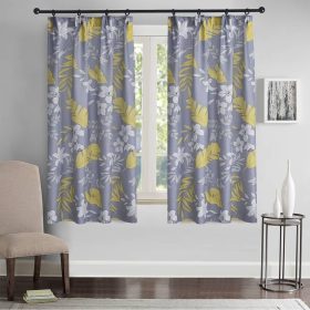 (Ready Stock) Hook Type Modern Curtain Semi Blackout Door Curtain - 124 - Image 1