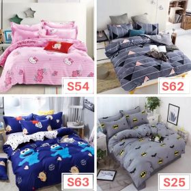 (Ready stock) 100% Cotton 2 in 1 Single Size Fitted Bedsheet - S8 - Image 7