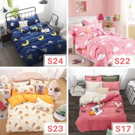 (Ready stock) 100% Cotton 2 in 1 Single Size Fitted Bedsheet - S8 - Image 8