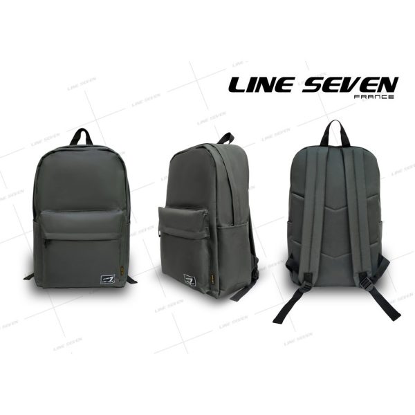 LINE SEVEN Casual Backpack / School Bag 1116-BP - Grey