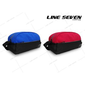 LINE SEVEN Sling Bag / Shoe Bag / Crossbody Bag / Shoulder Bag / Outdoor Bag 1079-SL - Black / Red - Image 3
