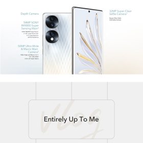 HONOR 70 5G Smartphone (8GB+256GB) 丨IMX800 Super Sensing Vlog Camera丨1920Hz PWM Dimming OLED Display - Crystal Silver - Image 5