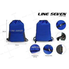LINE SEVEN Drawstring Bag / Outdoor Sports Bag 1098-DB - Purple - Image 3