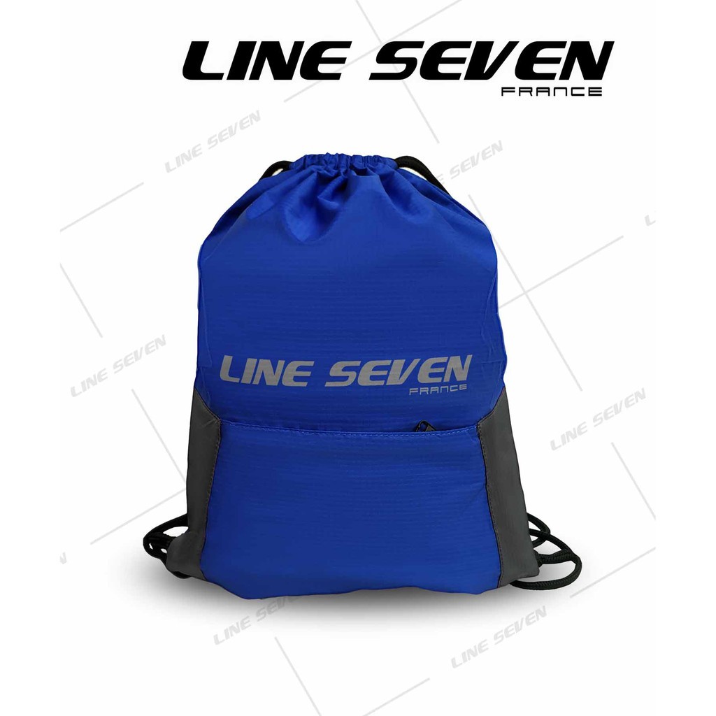 LINE SEVEN Drawstring Bag / Outdoor Sports Bag 1098-DB - Royal - Image 1