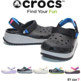 CROCS Unisex-Adult Men's / Women's Classic Hiker Clog 206772 - Black Blue - Image 2