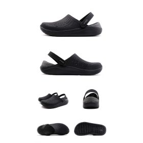 CROCS LiteRide fashion comfortable men and women outdoor beach shoes trend slippers - Black - Image 2