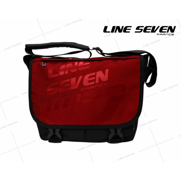 LINE SEVEN Sling Bag / Crossbody Bag / Document Bag / Messenger Bag / Unisex Bag 1059-SL - Maroon