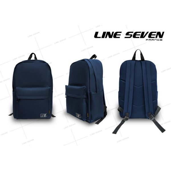 LINE SEVEN Casual Backpack / School Bag 1116-BP - Navy