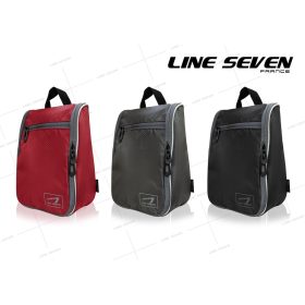 LINE SEVEN Hanging Toiletry Pouch / Travel Cosmetic Bag / Multi Function Wash Bag 1060-TI - Maroon - Image 3