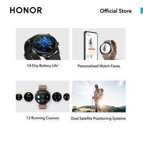 HONOR MagicWatch 2 Wearable Smart Watch (46mm) | 14-Day Battery Life | 1 Year HONOR Malaysia Warranty - Charcoal Black - Image 5