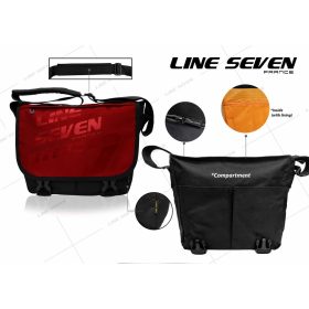LINE SEVEN Sling Bag / Crossbody Bag / Document Bag / Messenger Bag / Unisex Bag 1059-SL - Maroon - Image 4
