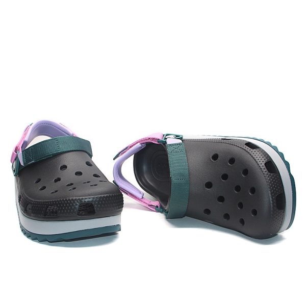 CROCS Unisex-Adult Men's / Women's Classic Hiker Clog 206772 - Black Green