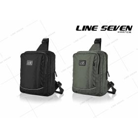 LINE SEVEN Sling Bag / Crossbody Bag / Shoulder Bag 1110-SL - Black - Image 3