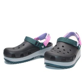 CROCS Unisex-Adult Men's / Women's Classic Hiker Clog 206772 - Black Green - Image 2