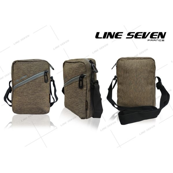 LINE SEVEN Sling Bag / Crossbody Bag / Shoulder Bag 1086-SL - Brown