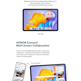 HONOR Pad 8 (6G+2G Extension+128G) 12-inch Eye-Comfort HONOR FullView Display丨Eight Super-Sound Speakers - Blue Hour - Image 13