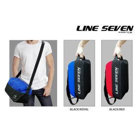 LINE SEVEN Sling Bag / Shoe Bag / Crossbody Bag / Shoulder Bag / Outdoor Bag 1079-SL - Black / Red - Image 4